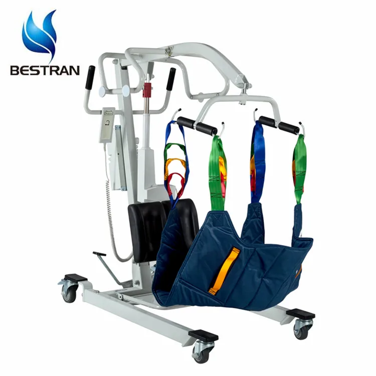 Btpl002 Hospital Mobile Patient Lifter Transfer Hoist With Sling,Medical Patient Hoists Lift