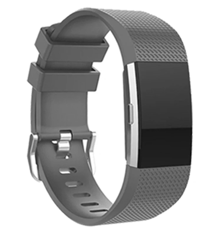 For Fitbit Charge 2 Watch Band Replacement Rubber Silicone Watch Band