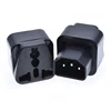 universal socket UPS/ pdu IEC-C14 male 3 prong electric plug adapter conversion power plug socket 10A250V With CE