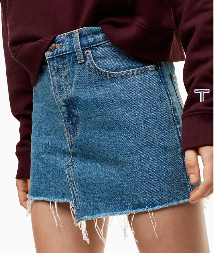 Women's very very short mini skirts denim jean skirt