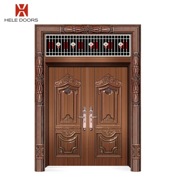 Model Hl 101 Front Iron Double Door Leaf Design By Customized Bifold Model Hl 101 Front Iron Double Door Leaf Design By Customized Bifold Doors