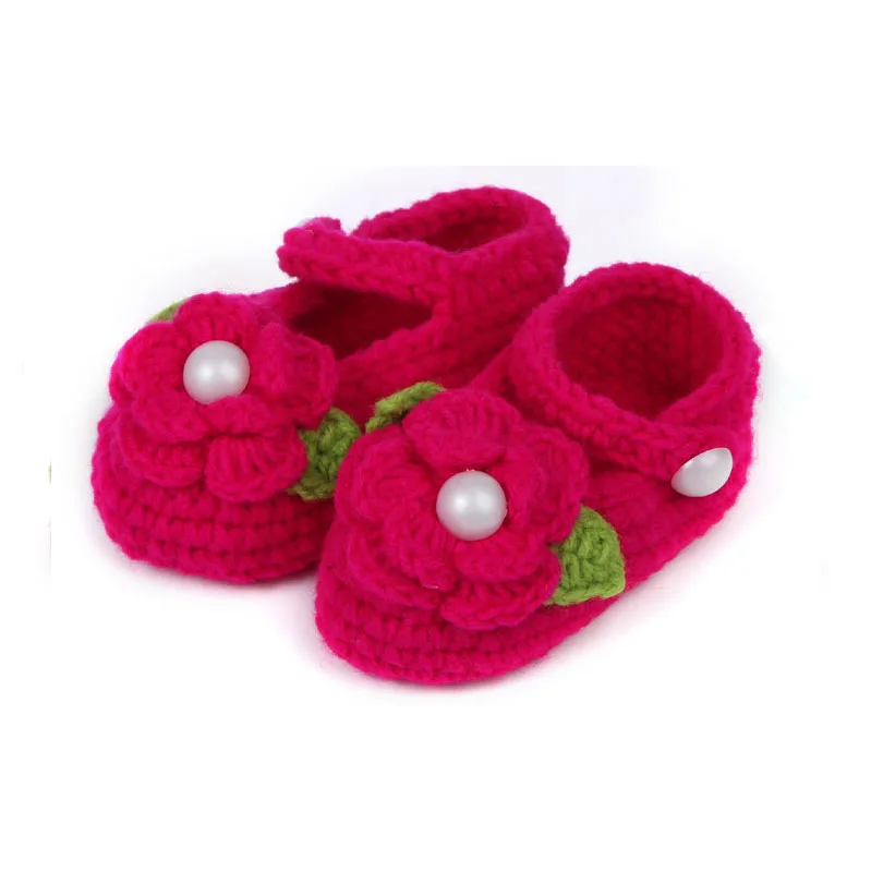 
Fashion hand knit baby shoes 