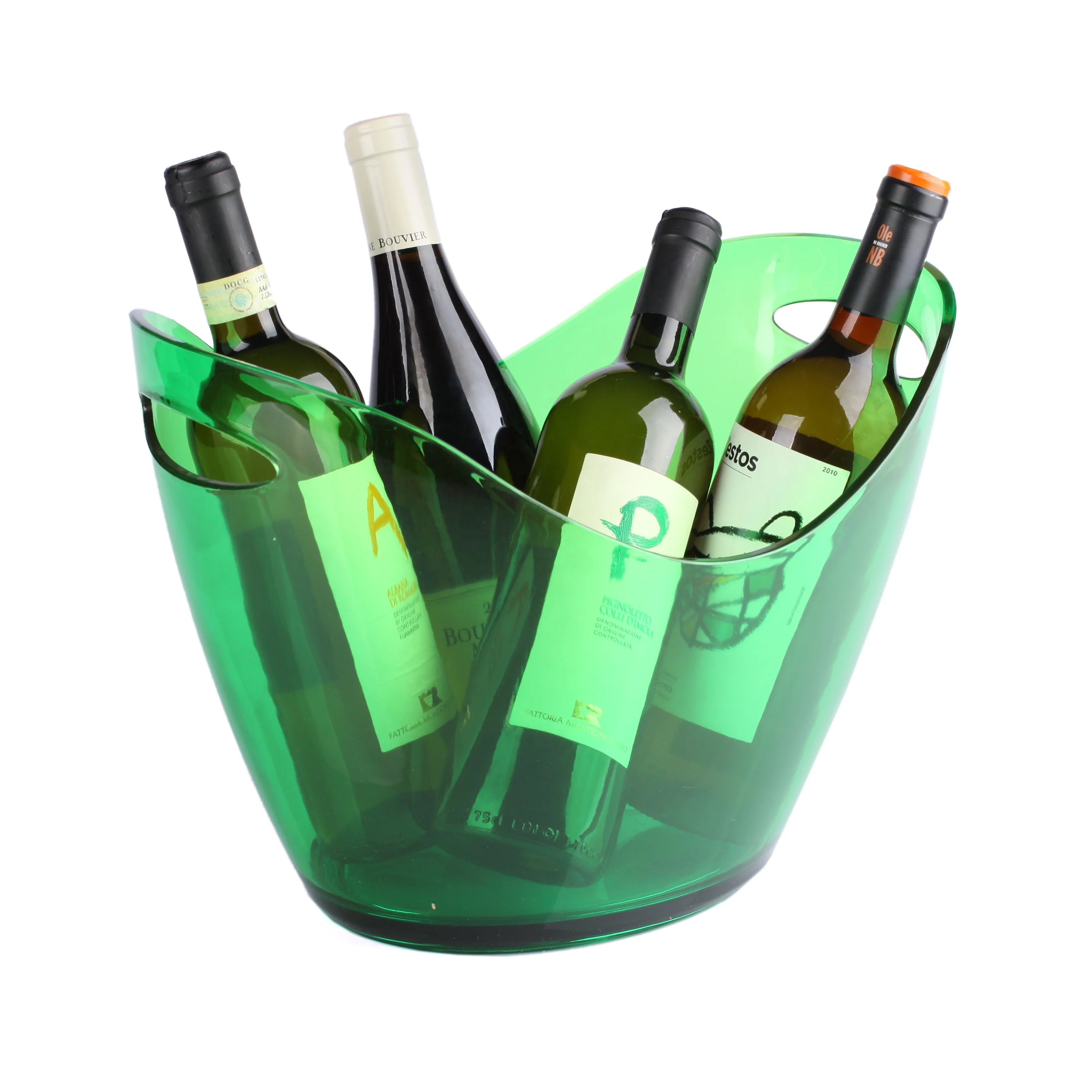 Factory Custom Promotion Gift Plastic Wine Bucket Acrylic Ice Bucket