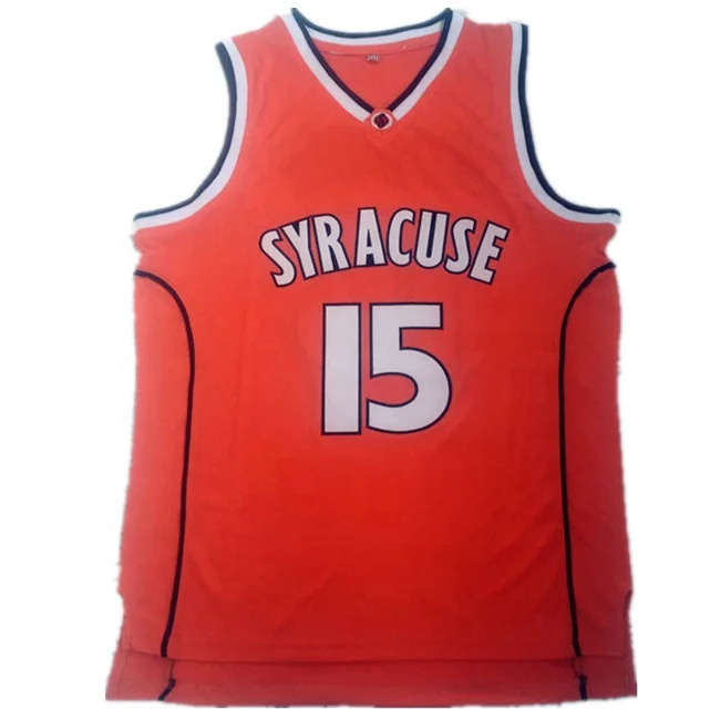 

#15 Carmelo Anthony Syracuse Orange College Retro Basketball Jersey custom basketball jersey design, Customized colors
