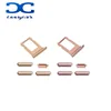 Rose gold set of 4 side buttons,volume mute power button with sim card tray