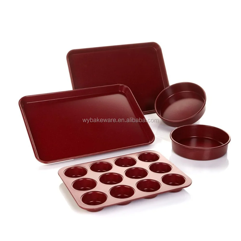 
Okay Premium bakeware Bake 5-piece Bakeware Set Nonstick cake pan Set 
