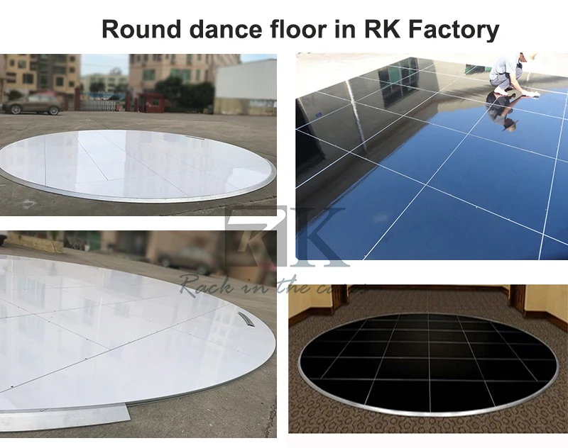 Outdoor Event Garage Flooring Black White Dance Party Bar Solar