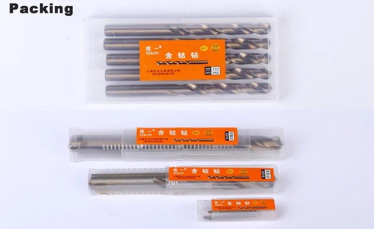 Parallel shank tools hss 5%CO drill bits