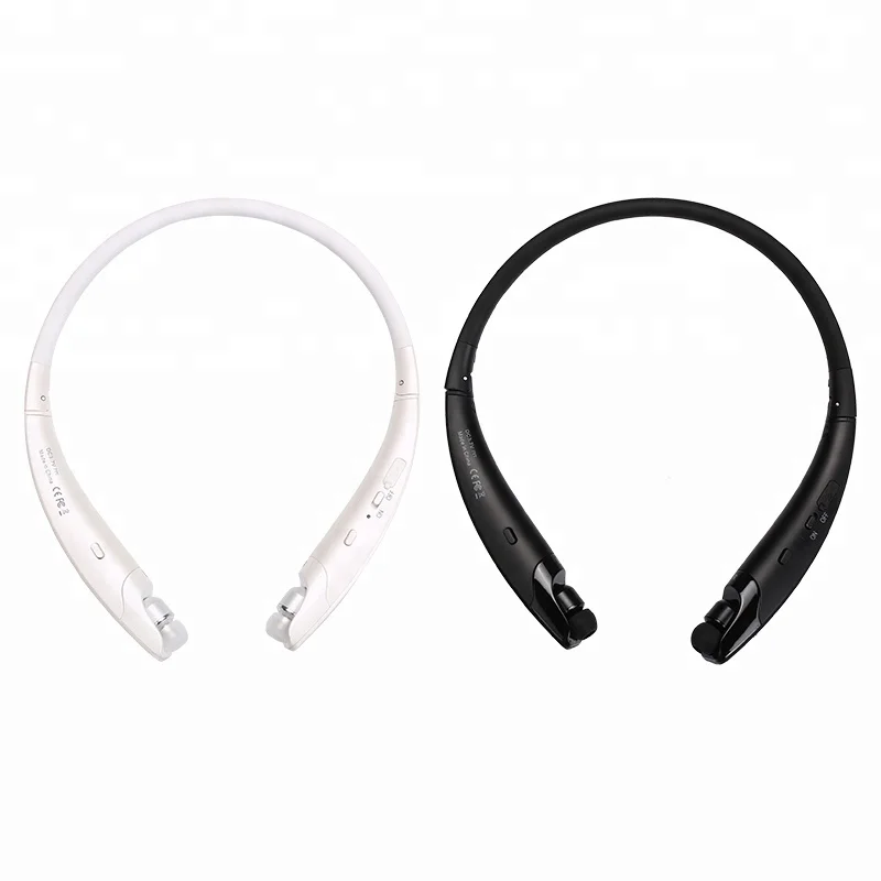 

2018 Hot Selling Neckband Retractable Earbuds HD Stereo Blue tooth Earphones for iPhone, N/a