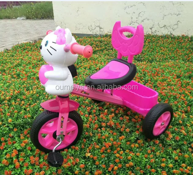 4 In 1 Function The Best Baby 3 Wheels Tricycle Rubber Tire Kids