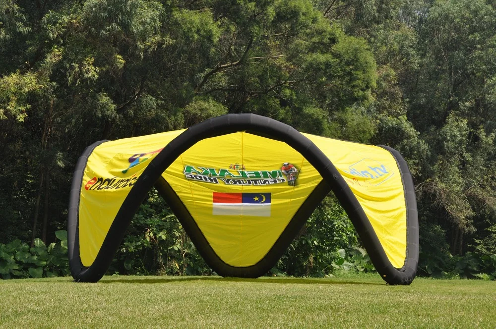 Branded inflatable event tent, air tight canopy tent
