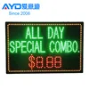 Hot Cake Indoor LED Display LED Flasher Sign All Day Special Combo LED Advertising Screen Factory Supplier