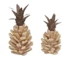 primitive driftwood pine apple decorations
