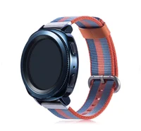 

22mm Nylon Watch Band Quick Release Universal Woven Nylon Replacement Strap For Samsung Gear S3 Classic / Fronti