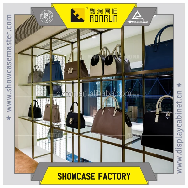 Business Bag And Travel Bag Display Case For Man Use Retail Shop ...