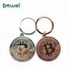 Brand new metal bitcoin keychain commemorative coin