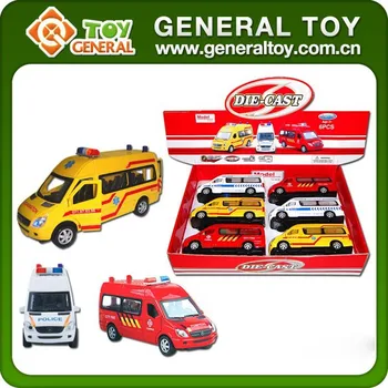 red ambulance toy