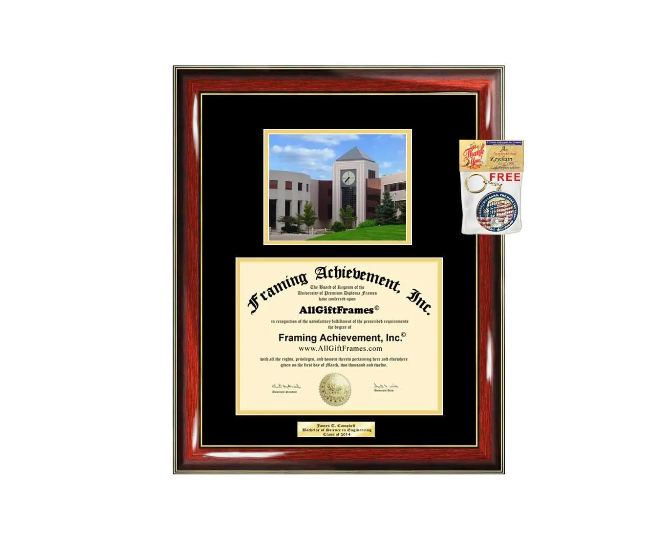 Get Quotations · Diploma Frame WMU Western Michigan University Graduation  Gift Idea Engraved Picture Frames Engraving Degree Cheap Graduate