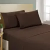 Adult Cheap Bed Sheet Set Deep Pocket 1500 Count Microfiber Fitted Sheet 4 Piece