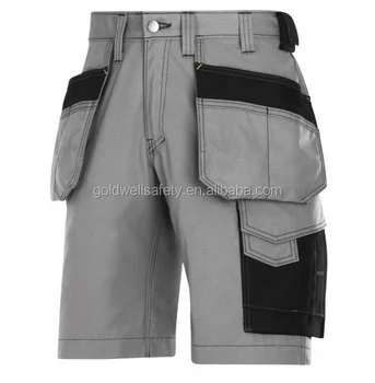 polyester work shorts