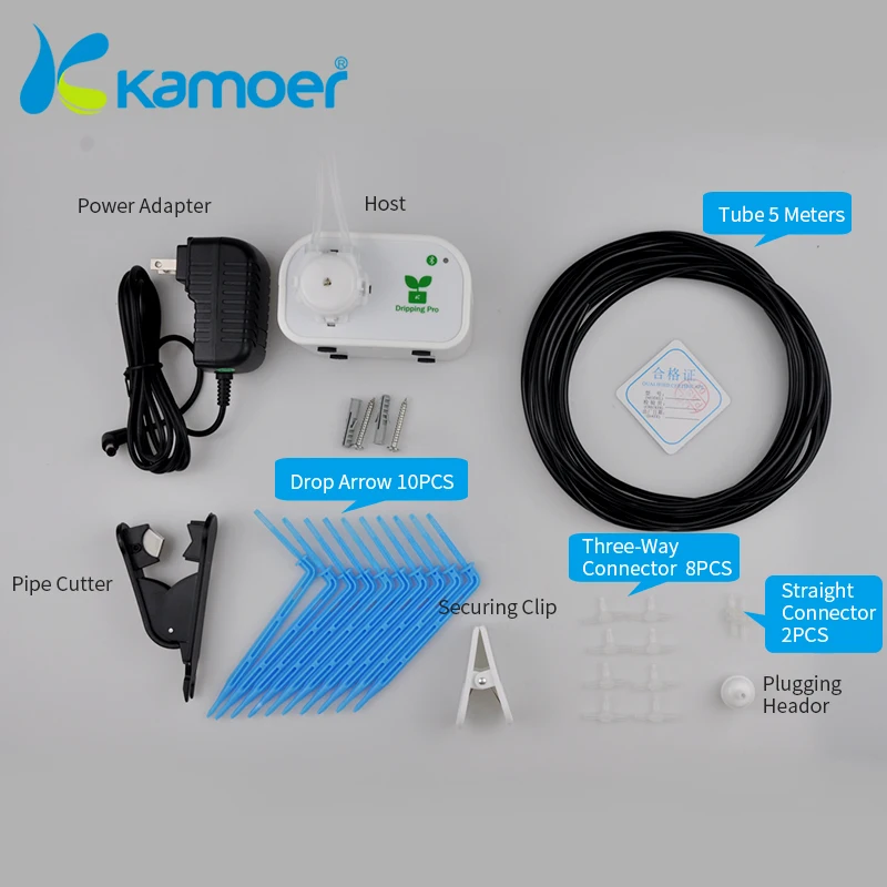 

Kamoer Drip Irrigation System Watering Garden Plant 12V Mini Peristaltic Pump Via Phone Bluetooth Control, N/a