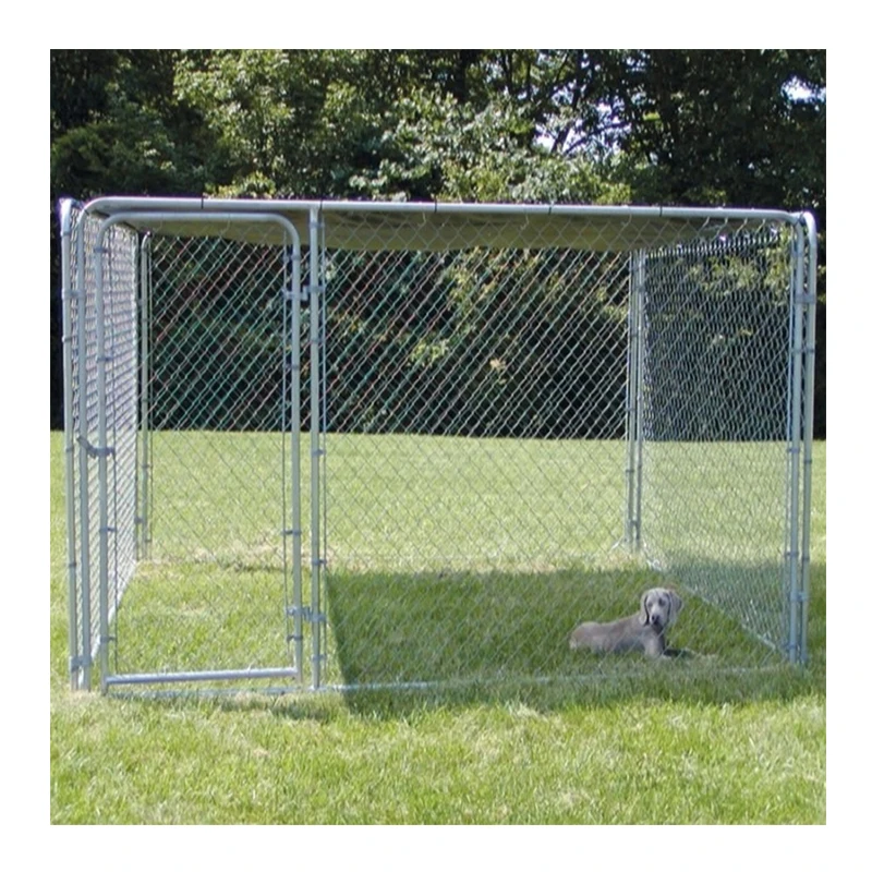 

lowest price dog run fence panels/chain link dog kennel panels(OEM&ODM,factory)