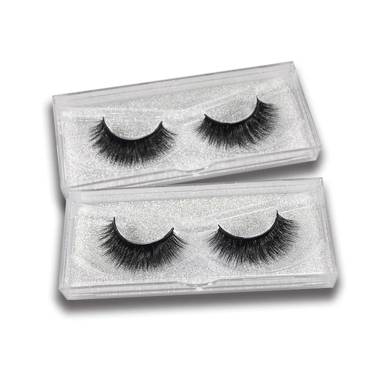 

100% Own Brand Private Label Packaging 3D Soft Mink Strip Eyelashes, N/a