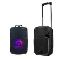 

Multimedia waterproof outdoor trolley woofer led bluetooth speaker