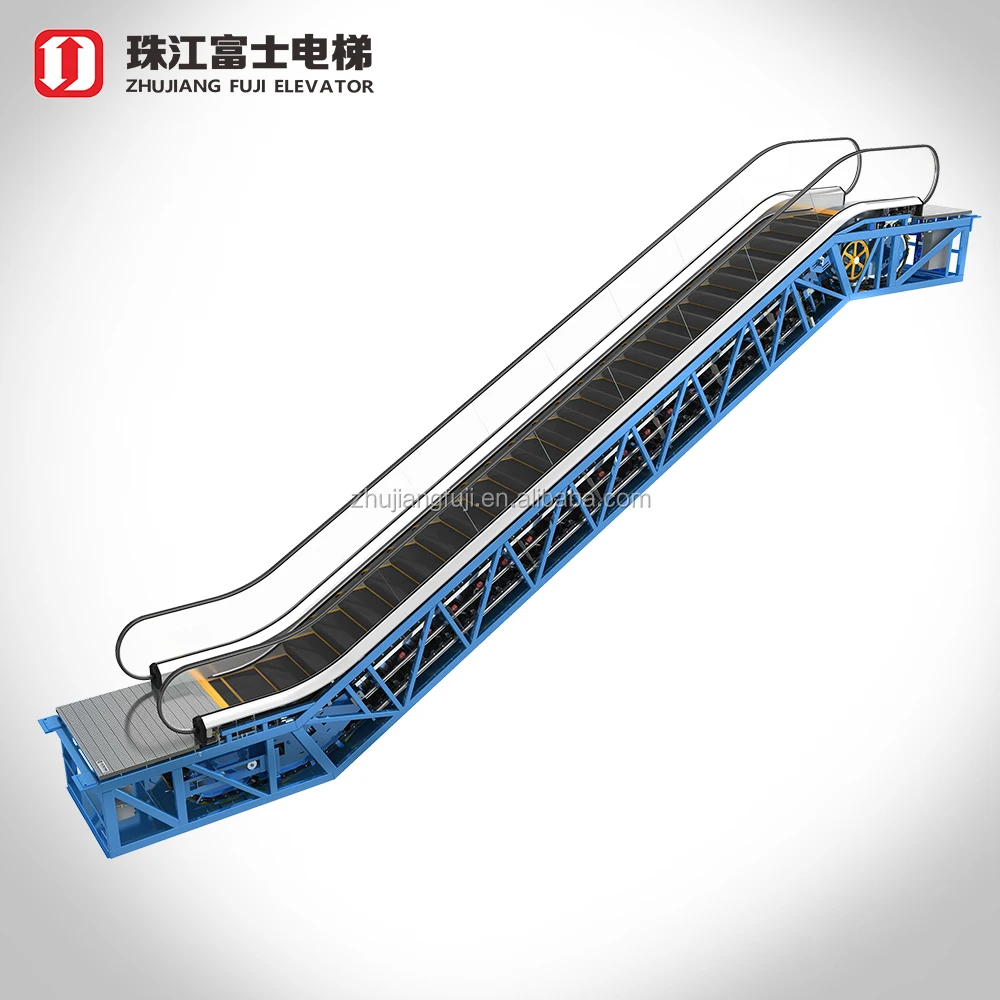 
China Fuji Producer Oem Service Different sizes glass handrail escalators 