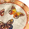 custom beautiful butterfly marble flooring stone mosaic tile pattern