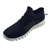 Semi finished 3D fly knitting breathable sock vamp shoe uppers for men running shoes