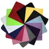 Colorful 100% Cotton Hip Hop Solid Colors Headband Square Custom Bandana