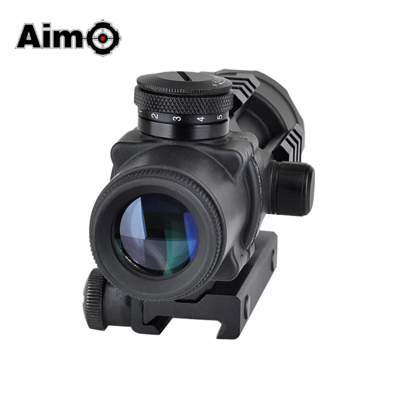 Aim-O 4x32 Illumination Tactical Compact Scope Optical Reticle Sight 4x32 Illumination Scope For Air Soft Gun