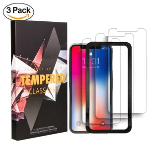 3 Pack Tempered Glass Screen Protectors iPhone X Xs Xr Xs Max