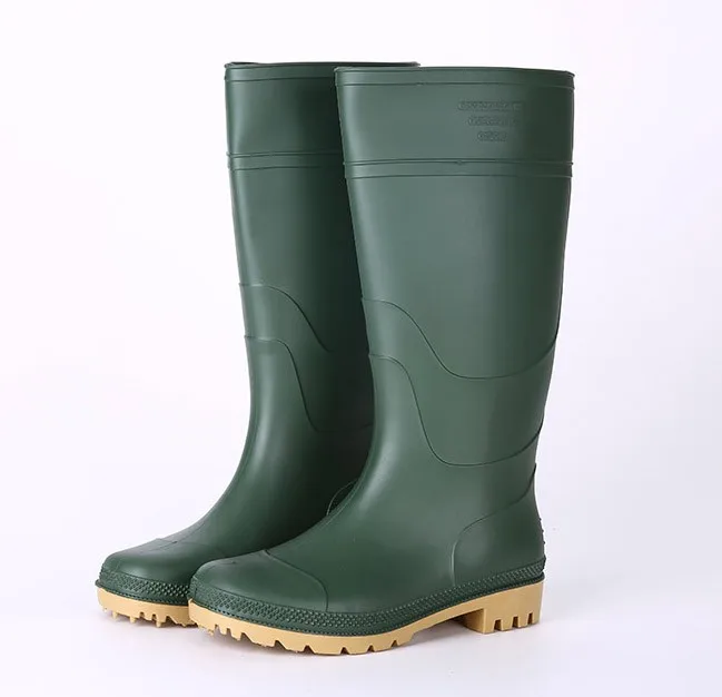 Non Safety Green Men Rain Boots For Sale - Buy Farm Rain Boots For Men ...