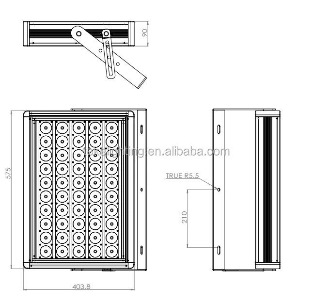 Meanwell HLG driver 500watt construction site led flood light