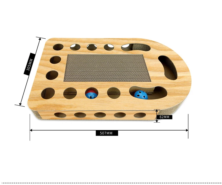 

2018 pet supply toy bullet shape cat bell for tracks cat toy, Corrugated cardboard color