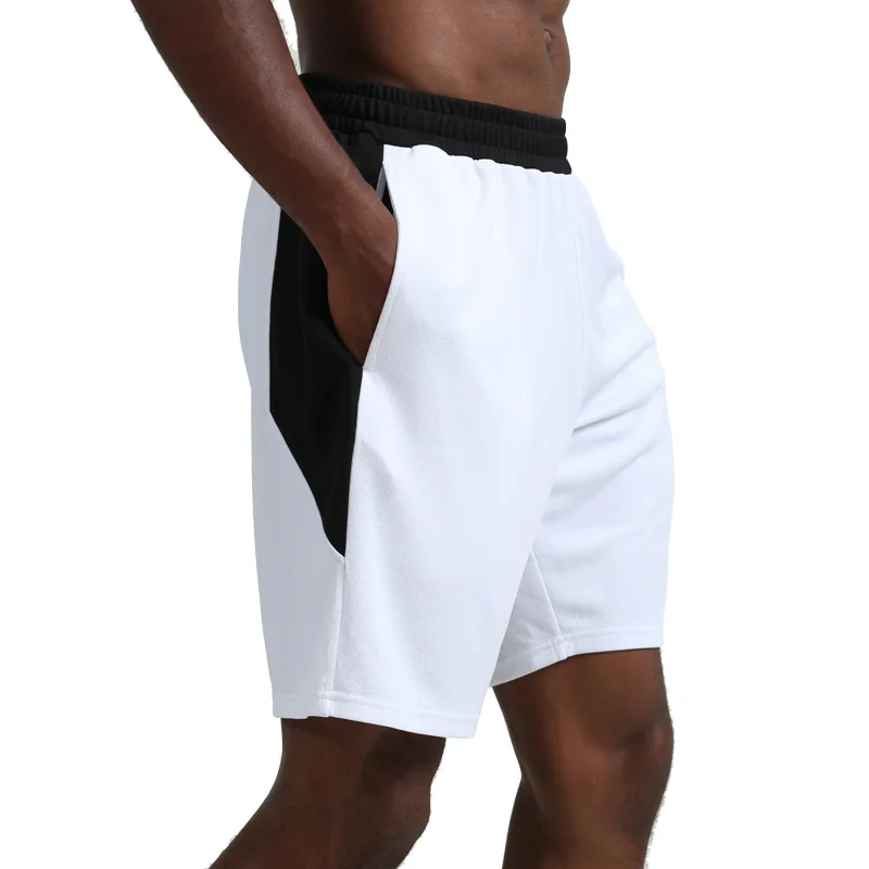 Polyester fitness custom jogger wholesale training Mens gym shorts mesh