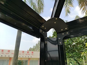 
Luxury prefabricated spa aluminium garden glass gazebo 3x3 outdoor manufacturers 