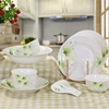 Haonai 15 piece ceramic dinner set bone china dinnerware set with customized printing