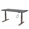 Adjustable Height Computer Desk Standing Office Desk Legs Metal Frame Computer Table with MDF and Stone Desktop by Phone Control