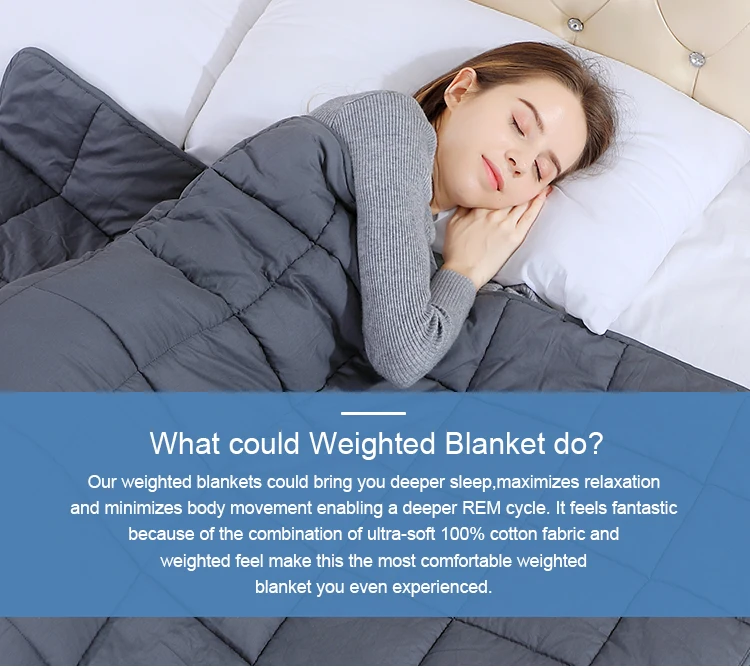 Anxiety Adult Queen Size Super Heavy 5 Lbs Heavy Duty Weighted Blankets For Autism Buy Heavy 5