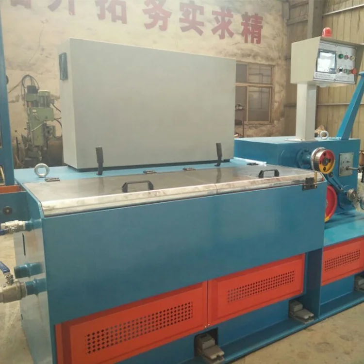 
CL-21D Two Heads Stainless steel Water Tank Wire Drawing Machine for Scourer Mesh 