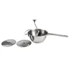 Stainless Steel Food Mill , 2 Quart Capacity, 3 Milling Discs, Dishwasher Safe