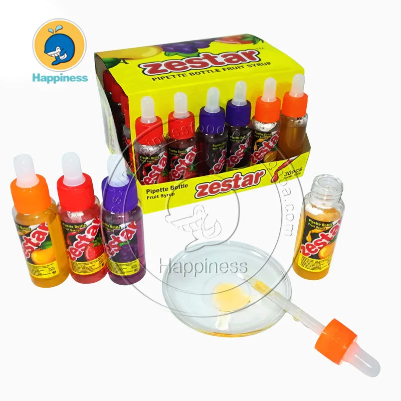 Zestar Pipette Bottle Fruit Syrup Liquid Candy Buy Halal Sweet Spray