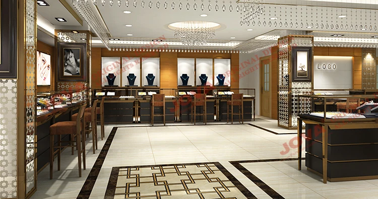 Indian Jewellery Showroom Interior Designs Diamond Showcase Cases