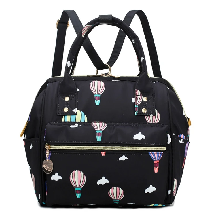 

Large Capacity Multi Function Portable Foldable Travel Baby Diaper Maternity Nappy Mommy Bag for Mom Dad, As picture