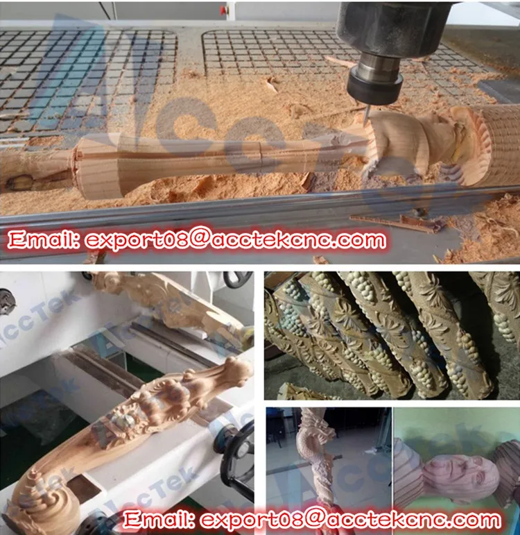 JINAN ACCTEK ATC AKM1325 4AXIS CNC ROUTER