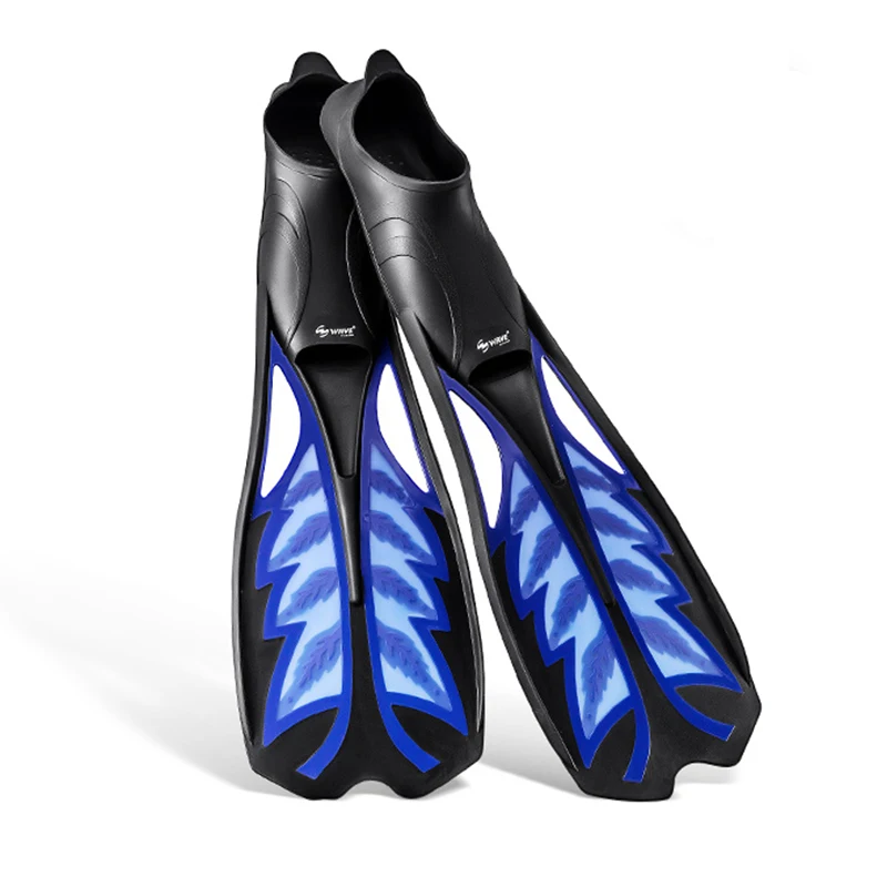 

Guangzhou Vanguard 2020 New Items Super Light Swimming Pool Suitable Fins Diving Fins for Adults, Blue/black