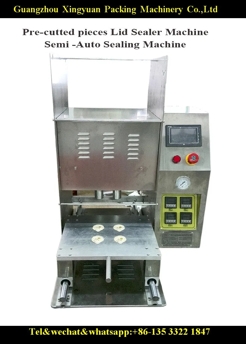 Paper Cup Aluminum Foil Lid Sealing Machine Automatic Type, View paper cup sealing machine